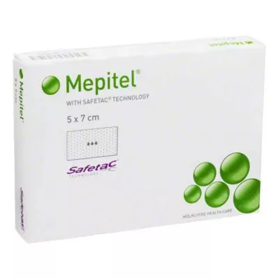 MEPITEL Silikone-netbandage 5x7 cm steril, 5 stk