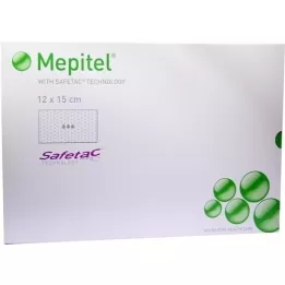 MEPITEL Silikone-netforbinding 12x15 cm steril, 5 stk