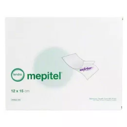 MEPITEL Silikone-netforbinding 12x15 cm steril, 5 stk