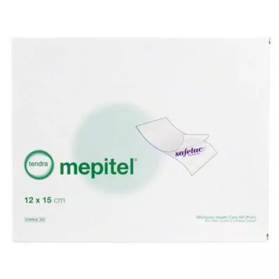 MEPITEL Silikone-netforbinding 12x15 cm steril, 5 stk
