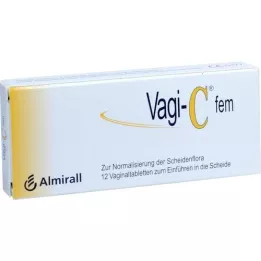 VAGI C Fem vaginaltabletter, 12 stk