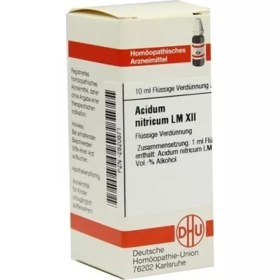 ACIDUM NITRICUM LM XII Fortynding, 10 ml