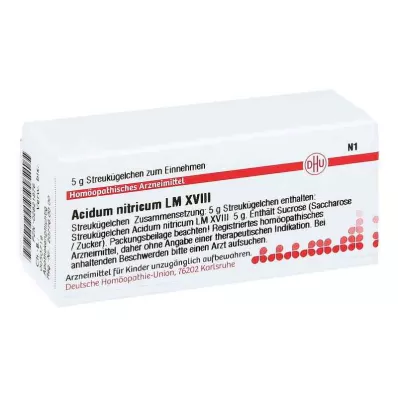 ACIDUM NITRICUM LM XVIII Globuli, 5 g