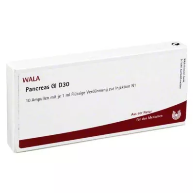 PANCREAS GL D 30 ampuller, 10X1 ml