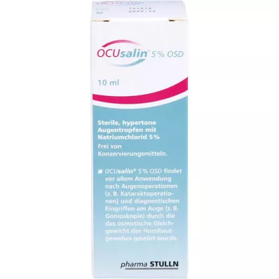 OCUSALIN 5% OSD Øjendråber, 1X10 ml