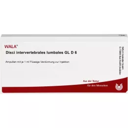 DISCI intervertebrales lumbales GL D 6 ampuller, 10X1 ml