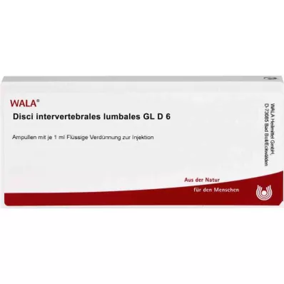 DISCI intervertebrales lumbales GL D 6 ampuller, 10X1 ml DISCI intervertebrales lumbales GL D 6 ampuller, 10X1 ml