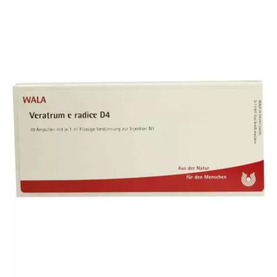 VERATRUM E radice D 4 ampuller, 10X1 ml VERATRUM E radice D 4 ampuller, 10X1 ml