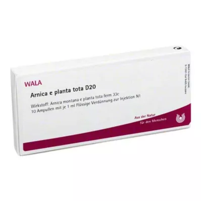 ARNICA E Planta tota D 20 ampuller, 10X1 ml
