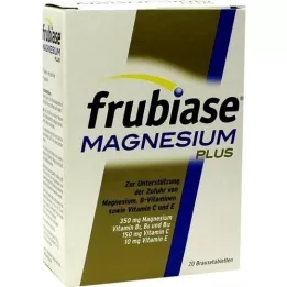 FRUBIASE MAGNESIUM Plus-brusetabletter, 20 stk