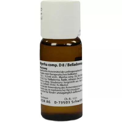 MYRRHA comp.D 8/Belladonna Radix D 10 aa blanding, 50 ml