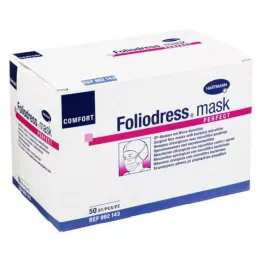 FOLIODRESS maske Comfort perfect green OP-masker, 50 stk