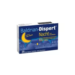 BALDRIAN DISPERT Nattetabletter til at falde i søvn, 25 stk