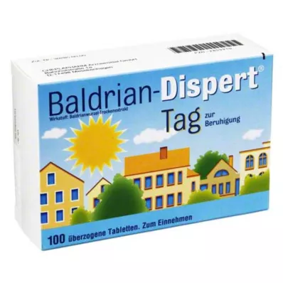 BALDRIAN DISPERT Dagovertrukne tabletter, 100 stk