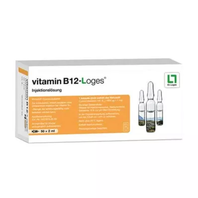 VITAMIN B12-LOGES Injektionsvæske, opløsning ampuller, 50X2 ml