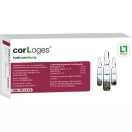 CORLOGES Ampuller til injektionsvæske, opløsning, 50X2 ml