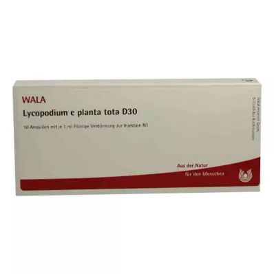 LYCOPODIUM E planta tota D 30 ampuller, 10X1 ml