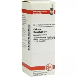 CALCIUM FLUORATUM D 6 fortynding, 20 ml