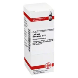 CALCIUM FLUORATUM D 6 fortynding, 20 ml