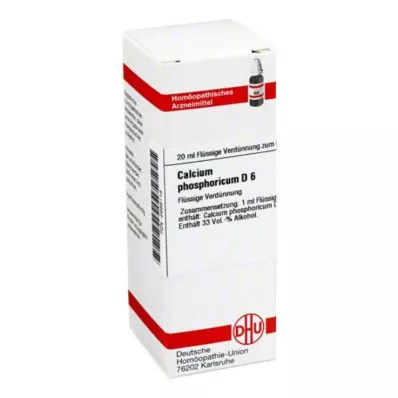 CALCIUM PHOSPHORICUM D 6 fortynding, 20 ml