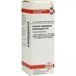 CALCIUM CARBONICUM Hahnemanni D 6 Fortynding, 20 ml