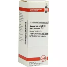 MERCURIUS SOLUBILIS Hahnemanni D 6 Fortynding, 20 ml