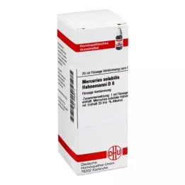MERCURIUS SOLUBILIS Hahnemanni D 6 Fortynding, 20 ml