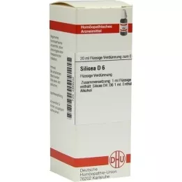 SILICEA D 6 fortynding, 20 ml