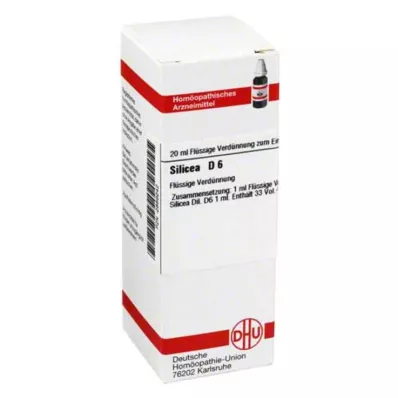 SILICEA D 6 fortynding, 20 ml