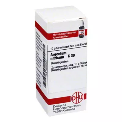 ARGENTUM NITRICUM C 30 kugler, 10 g