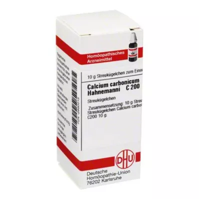 CALCIUM CARBONICUM Hahnemanni C 200 kugler, 10 g CALCIUM CARBONICUM Hahnemanni C 200 kugler, 10 g