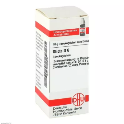 STICTA D 6 kugler, 10 g
