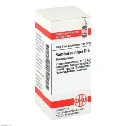SAMBUCUS NIGRA D 6 kugler, 10 g
