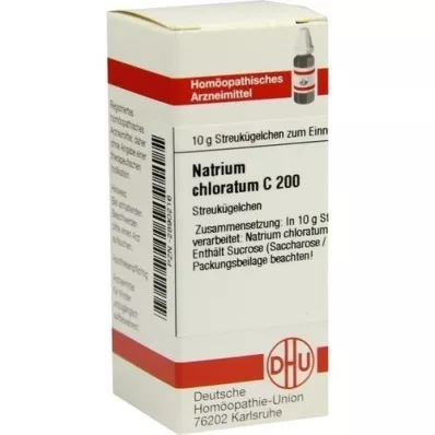 NATRIUM CHLORATUM C 200 kugler, 10 g