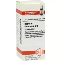NATRIUM CHLORATUM D 6 kugler, 10 g