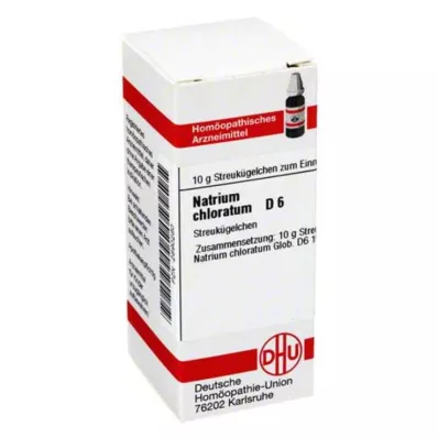 NATRIUM CHLORATUM D 6 kugler, 10 g