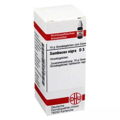 SAMBUCUS NIGRA D 3 kugler, 10 g