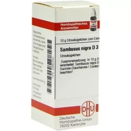 SAMBUCUS NIGRA D 3 kugler, 10 g