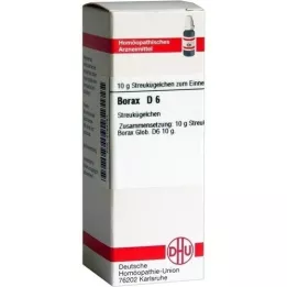 BORAX D 6 kugler, 10 g