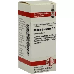 KALIUM JODATUM D 6 kugler, 10 g