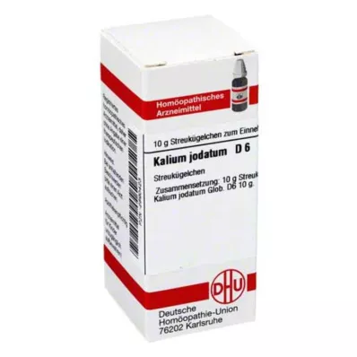 KALIUM JODATUM D 6 kugler, 10 g