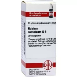 NATRIUM SULFURICUM D 6 kugler, 10 g