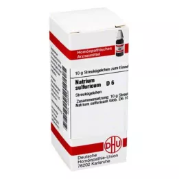 NATRIUM SULFURICUM D 6 kugler, 10 g