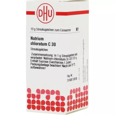 NATRIUM CHLORATUM C 30 kugler, 10 g