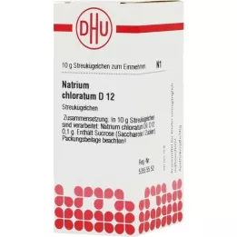 NATRIUM CHLORATUM D 12 kugler, 10 g