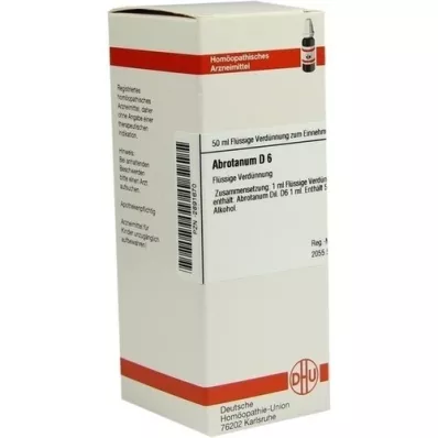 ABROTANUM D 6 fortynding, 50 ml