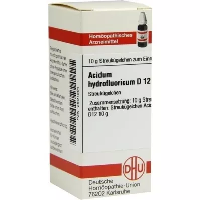 ACIDUM HYDROFLUORICUM D 12 kugler, 10 g