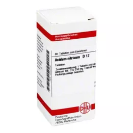 ACIDUM NITRICUM D 12 tabletter, 80 kapsler