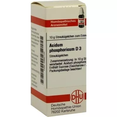 ACIDUM PHOSPHORICUM D 3 kugler, 10 g