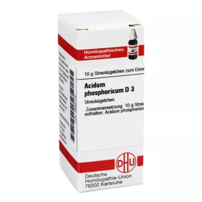 ACIDUM PHOSPHORICUM D 3 kugler, 10 g